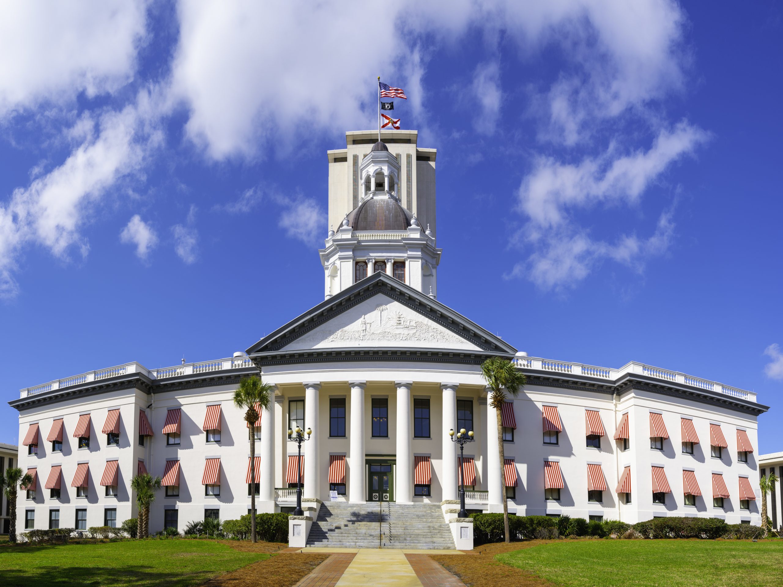 The Historic Florida State Capitol Building In Tallahassee, Florida